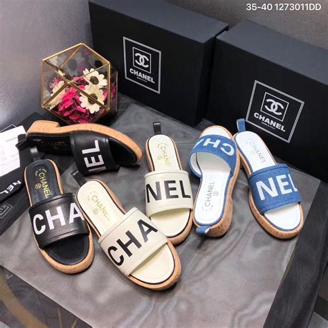 chanel slippers 2019 price|vintage Chanel slippers.